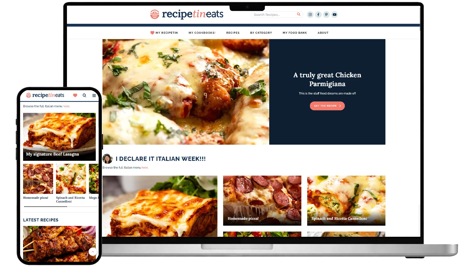 RecipeTin Eats - Food Recipe Platform
