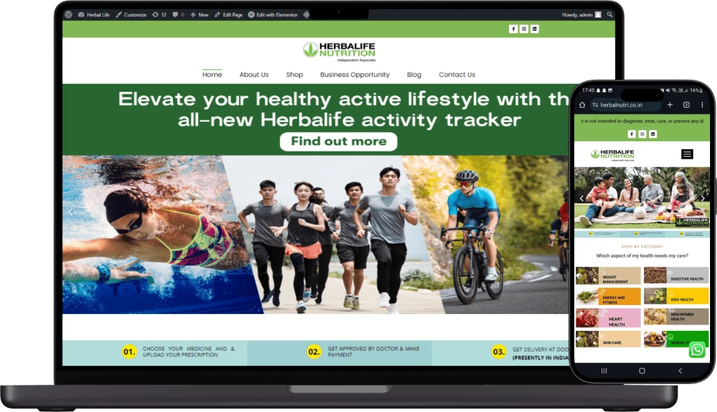 Herbalife Nutrition - Health & Wellness Website